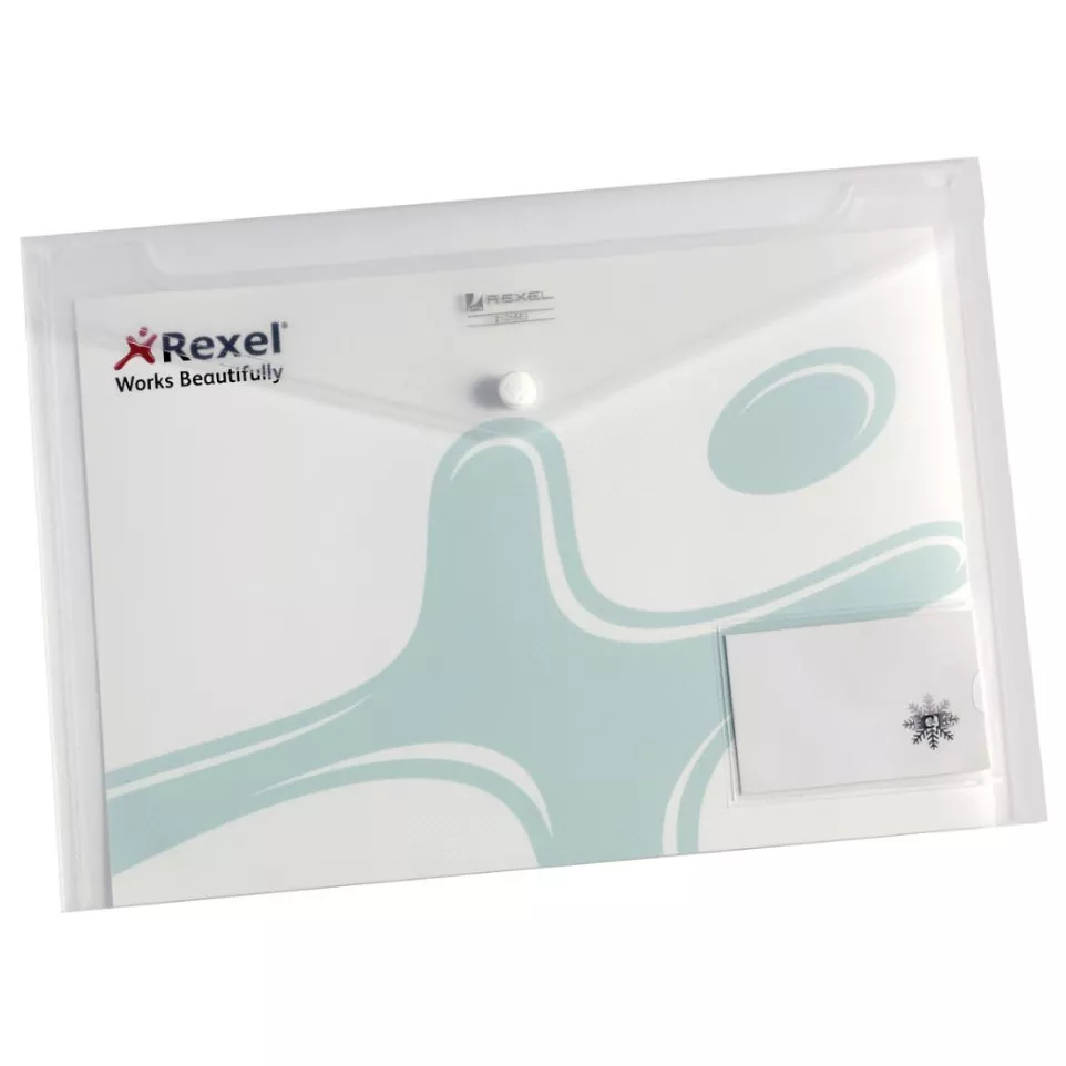 Rexel Ice Document Pockets Pack of 5
