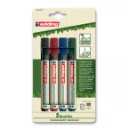 Edding marqueur permanent Ecoline e-21 jeu de 4 pièces en couleurs assorties