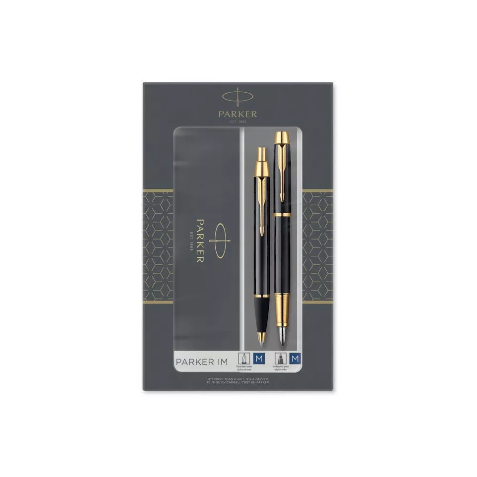 Parker IM Black giftbox duoset,...