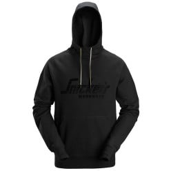Hoodie met logo Snickers 2894 zwart M / pce