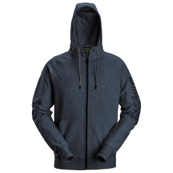 Hoodie met logo mouwen - Marine Blauw - 2895 - Snickers - XXL / pce