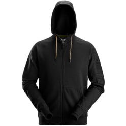 Gilet à capuche logo manche Snickers 2895 noir XL / PCE