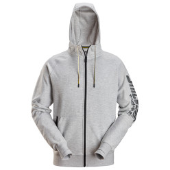 Gilet à capuche logo manche Snickers 2895 gris XXL / PCE