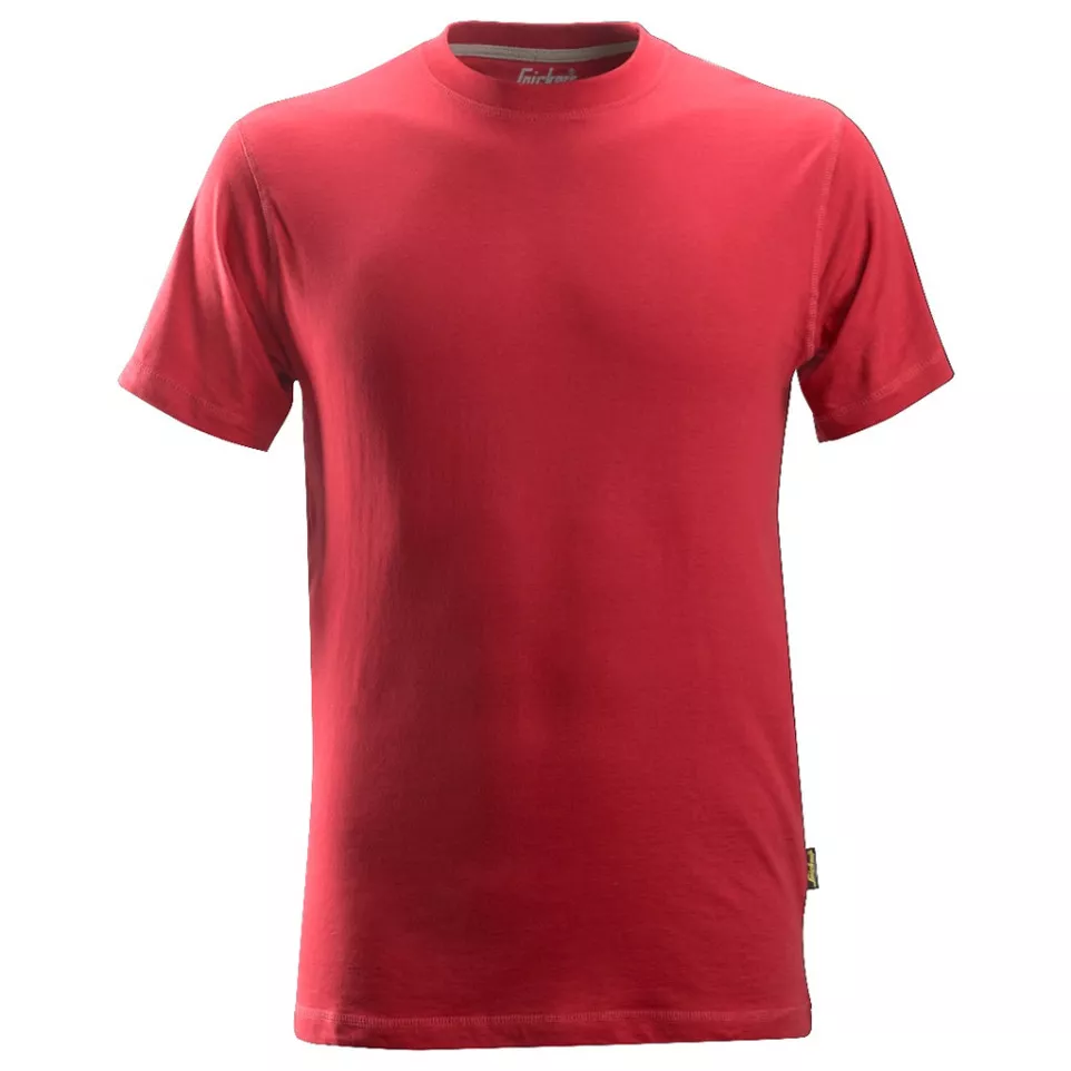 T-shirt rood Snickers 2502 korte...