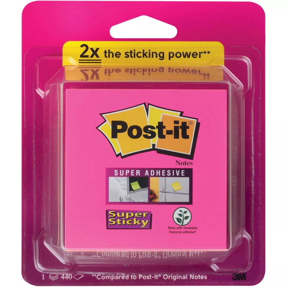 Post-it Super Sticky Notes kubus, 440...