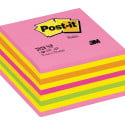 Post-it Notes kubus, 450 vel, ft 76 x 76 mm, roze-geel tinten