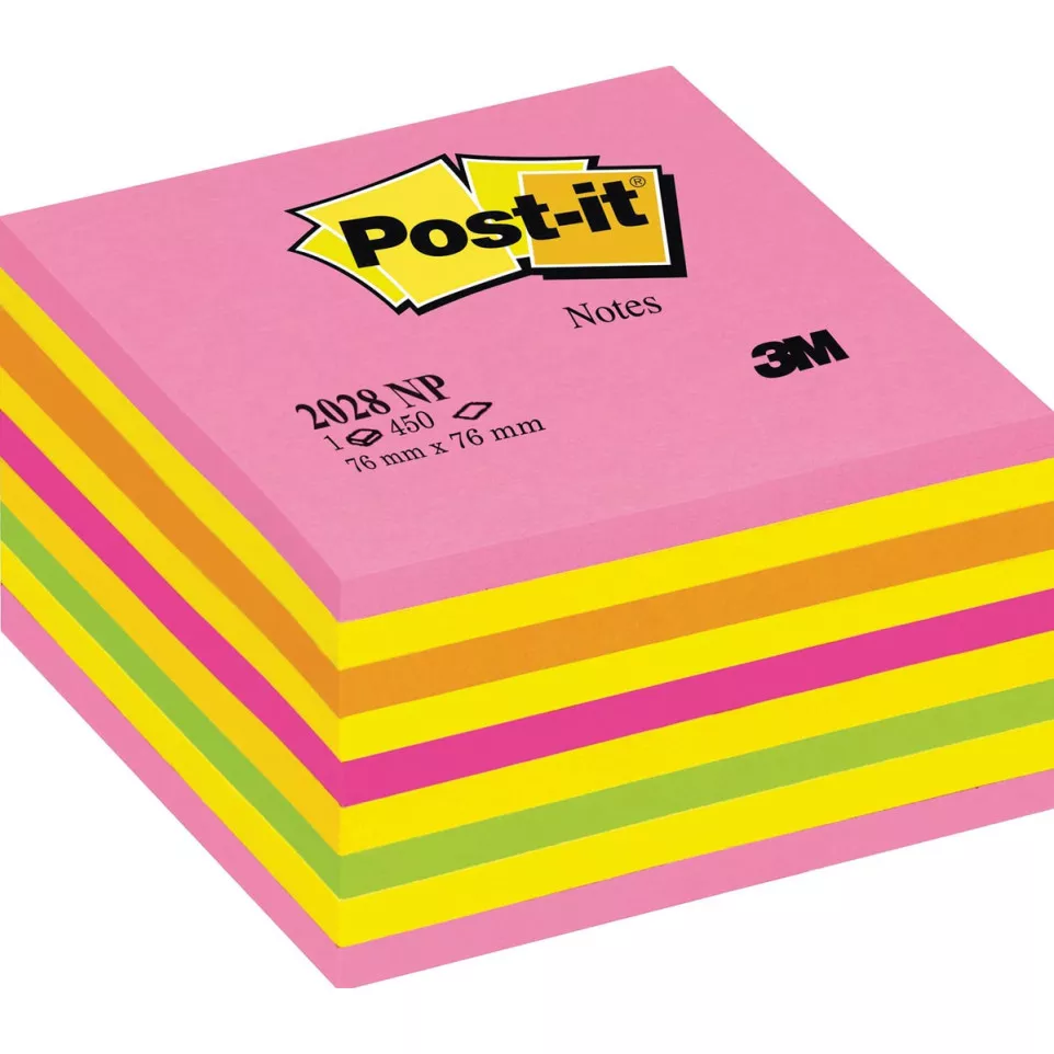 Post-it Notes Cube, 450 Sheets, 3 x 3...