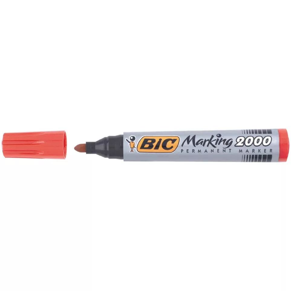 Bic permanent marker 2000-2300 rood,...