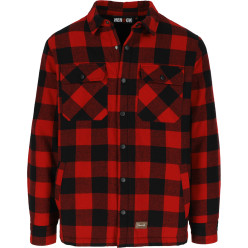 Herock Puro flanellen jas rood/zwart XXL / pce