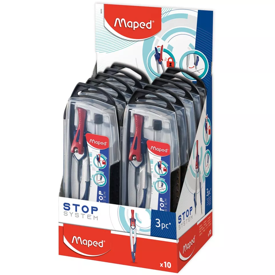 Maped Stop System Compass Set 3 Pieces