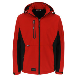 Rood softshell jack Herock Trystan L / pce