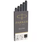 Parker Quink Black Ink Cartridges Pack of 5