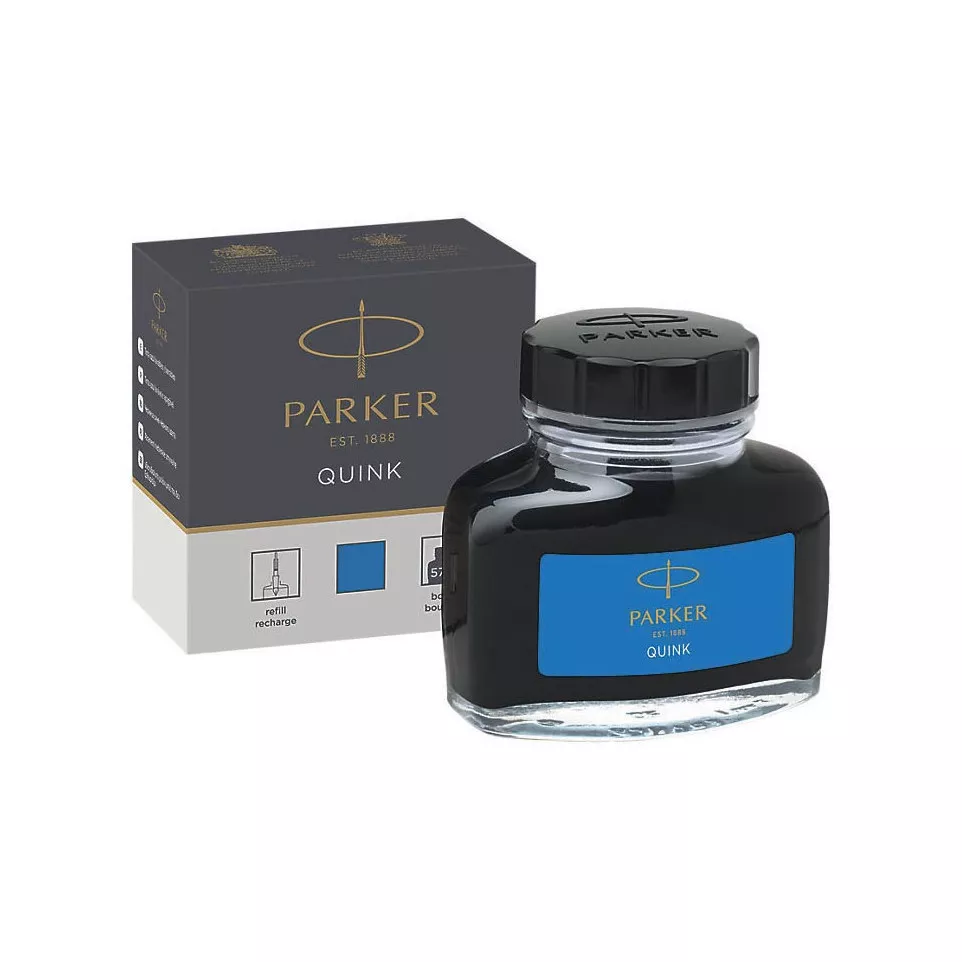Parker Quink encrier, bleu roi