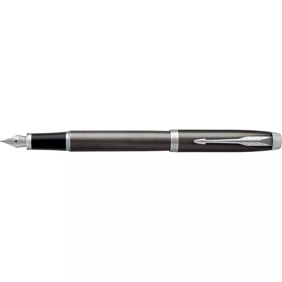 Parker IM stylo plume moyen, brun...