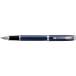 Parker IM Fountain Pen Medium Blue Chrome Trim
