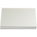Gallery witte systeemkaarten, ft 10 x 15 cm, gelijnd, pak van 100 stuks