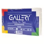 Gallery fiches blanches, ft 7,5 x 12,5 cm, quadrillé 5 mm, paquet de 100 pièces