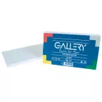 Gallery white index cards 7.5 x 12.5 cm plain pack of 100 pieces