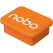 Nobo magneten,  whiteboard, oranje, pak van 4 stuks