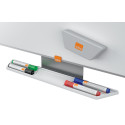 Nobo Liquid Ink Glass Whiteboard Pens Bullet Tip 4 Pack