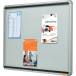 Nobo Premium Plus buitenvitrine, draaideur met slot, magnetisch, 9 x A4