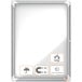 Nobo Premium Plus vitrine extérieure, porte rotante avec serrure, magnetique, 4 x A4