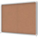 Nobo Premium Plus vitrine intérieure, porte coulissante avec serrure, liège, 18 x A4