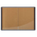 Nobo Premium Plus vitrine intérieure, porte coulissante avec serrure, liège, 18 x A4