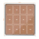 Nobo Premium Plus binnenvitrine, schuifdeuren met hoekslot, kurk, 12 x A4
