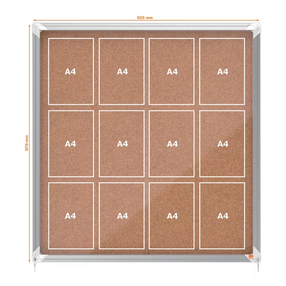 Nobo Premium Plus Lockable Indoor...