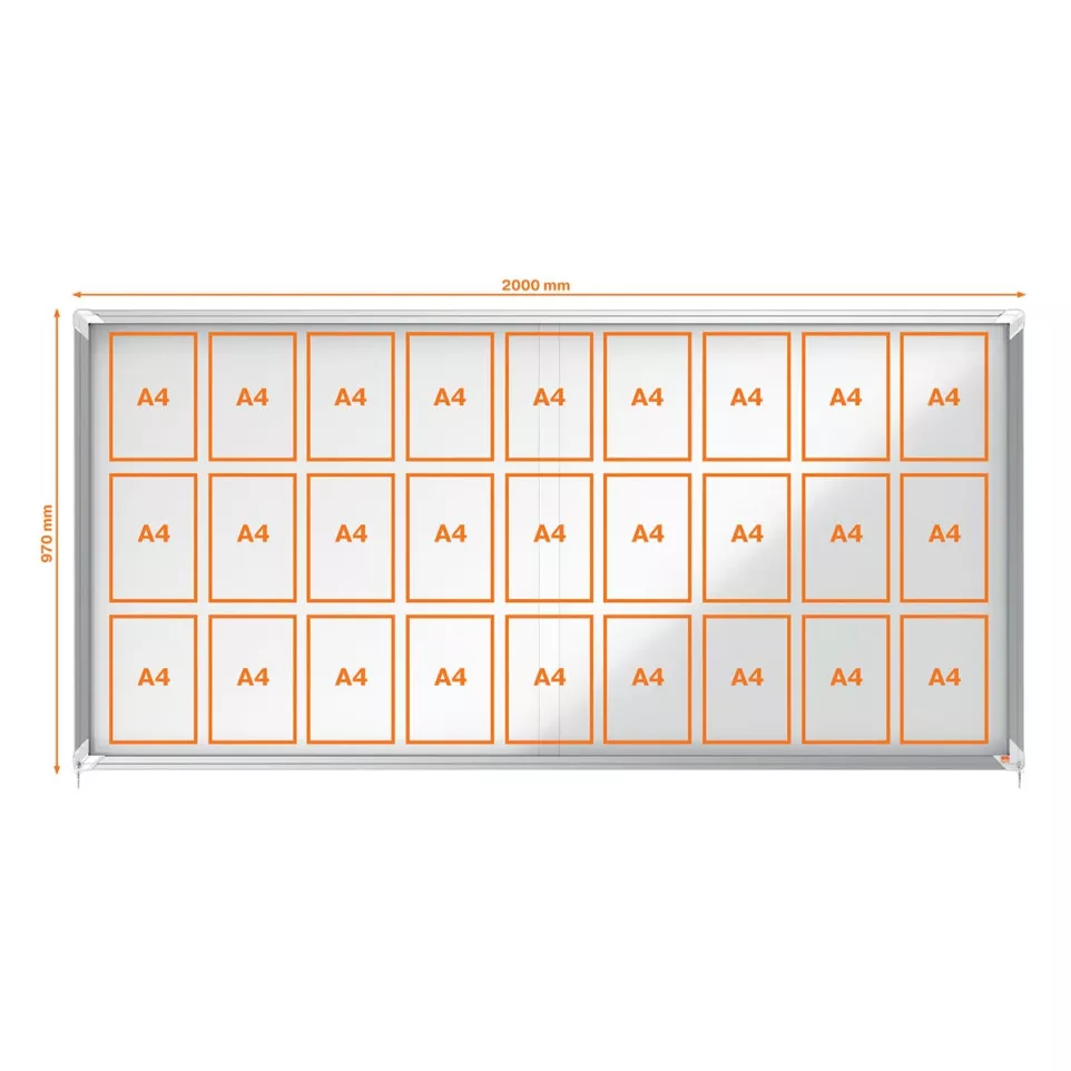 Nobo Premium Plus binnenvitrine,...