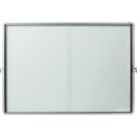 Nobo Premium Plus binnenvitrine, schuifdeuren met hoekslot, magnetisch, 18 x A4