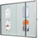 Nobo Premium Plus vitrine intérieure, porte coulissante avec serrure, magnétique, 18 x A4