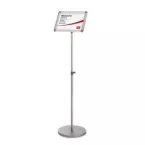 Nobo clicklijst Essence met voet, uit aluminium, versterkende hoeken, ft A3