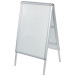 Nobo Essence A1 Aluminium Snap Frame Poster Holder Silver with Reinforced Corners