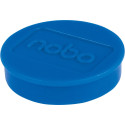 Nobo aimants, 30 mm, bleu, blister de 4 pièces