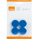 Nobo aimants, 30 mm, bleu, blister de 4 pièces