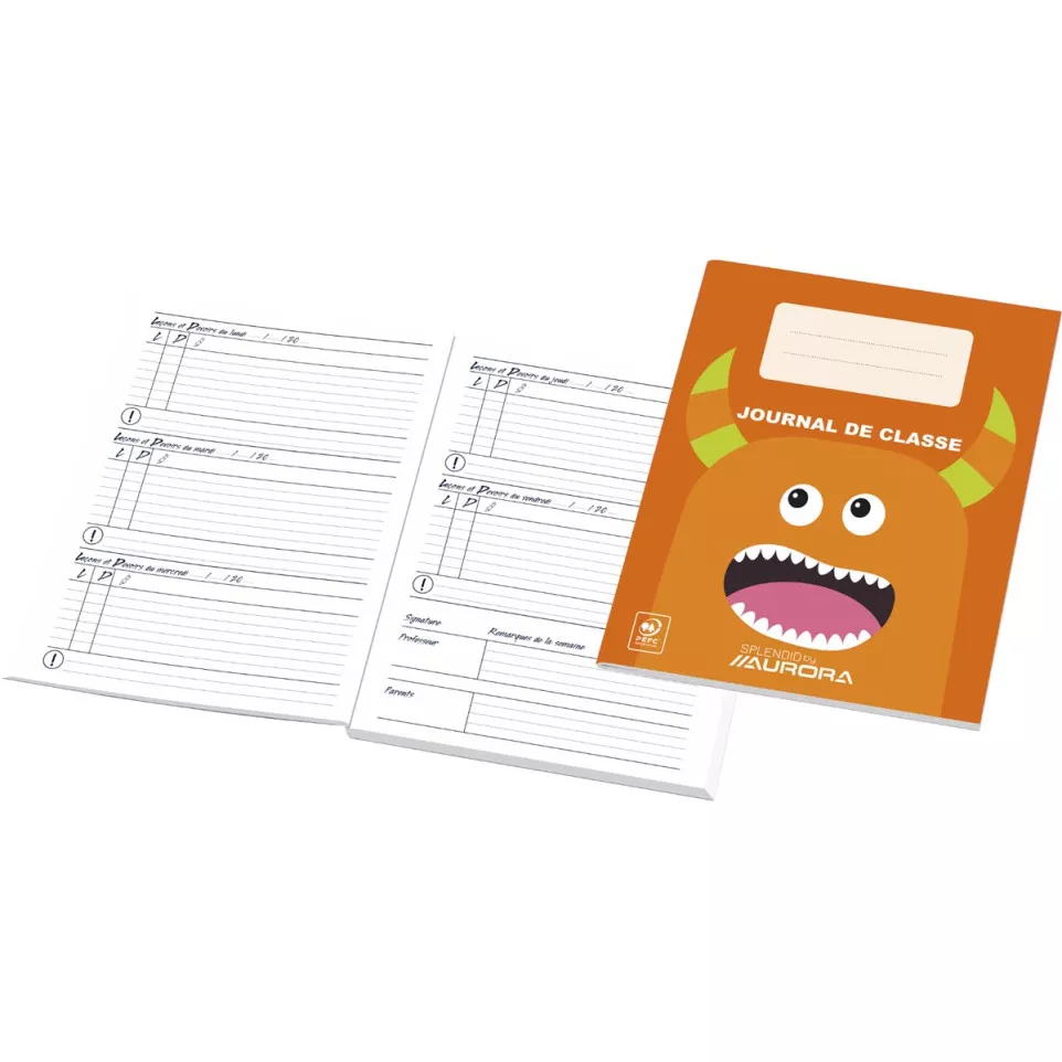 Aurora Perpetual French Student Planner