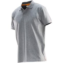 Jobman 5564 Grey Short Sleeve Polo Shirt Size M per Piece