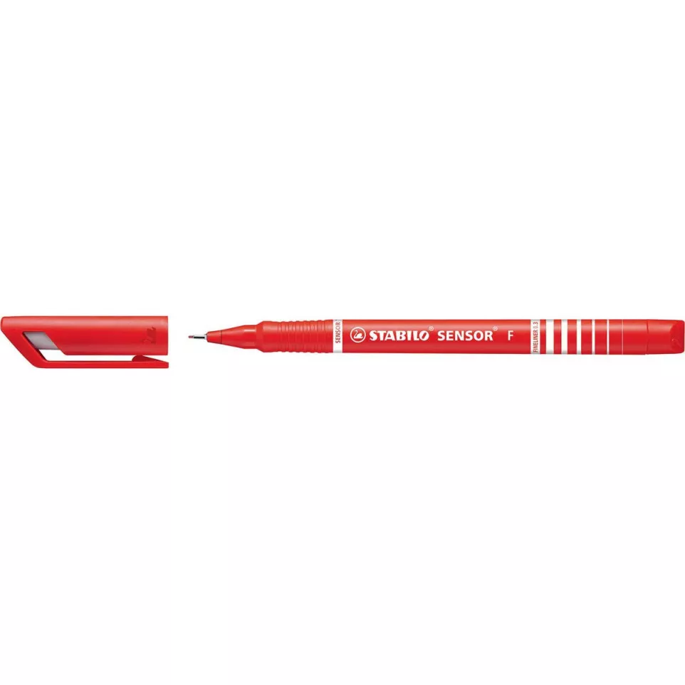 STABILO SENSOR fineliner, 0,3 mm, rood