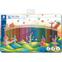 Staedler crayons de couleur Noris Colour, boîte en métal de 36 pièces