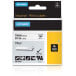 DYMO Rhino Vinyl Label Tape 19 mm Black on White