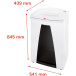 HSM SECURIO B34 destructeur de documents, 4,5 x 30 mm