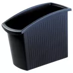 HAN MONDO wastepaper basket, black, 18L