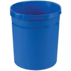 Han corbeille à papier bleu