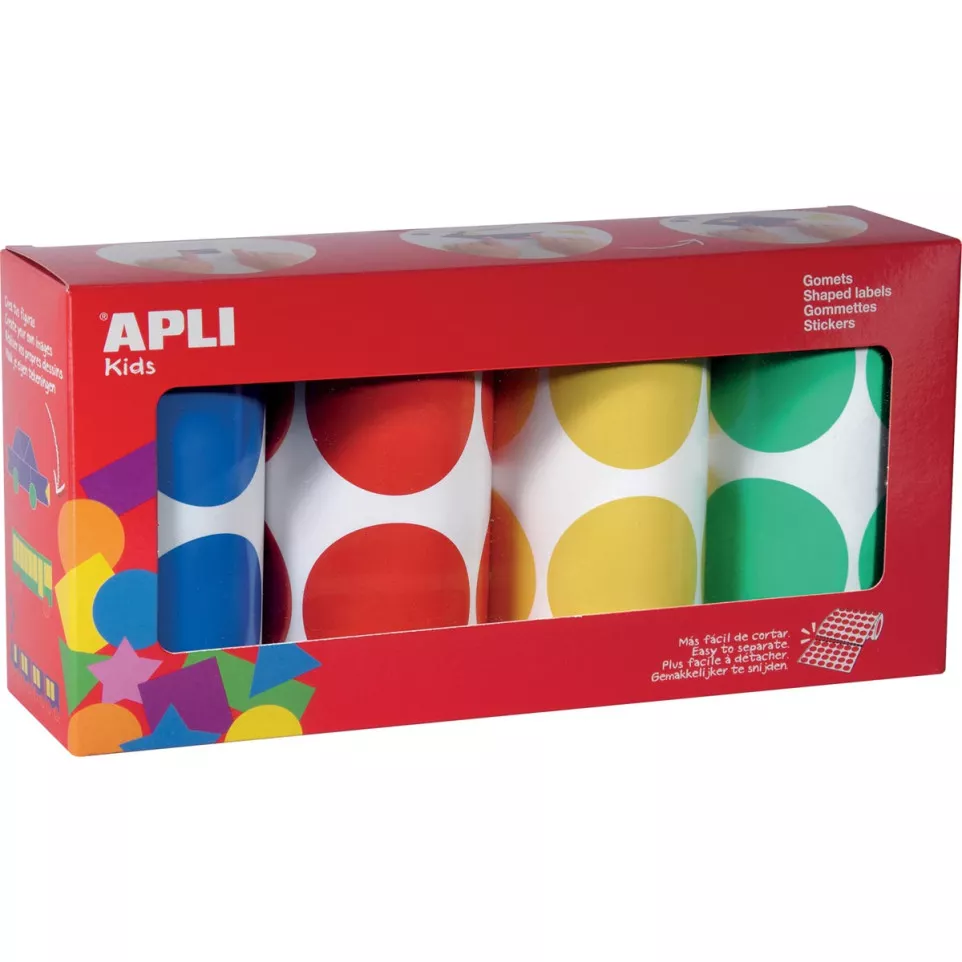 Apli Kids stickers XL cirkels,...