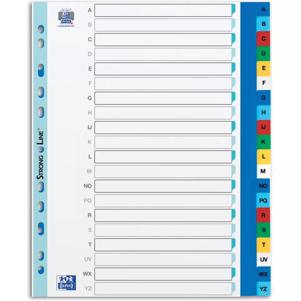 Oxford A-Z Extra Wide Polypropylene...