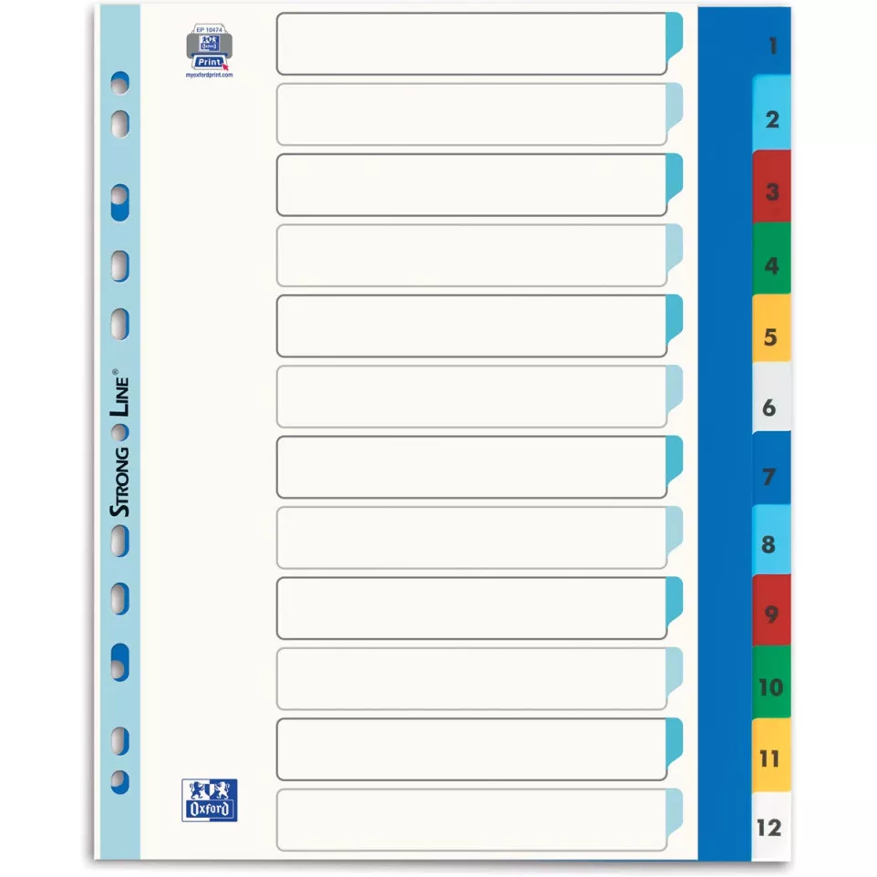 OXFORD intercalaires, format A4 maxi...