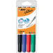 Bic marqueur tableau blanc Velleda 1741, en couleurs assorties, étui de 4 pièces