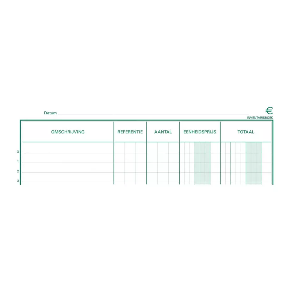 Exacompta Inventory Book, 32 x 19.5...